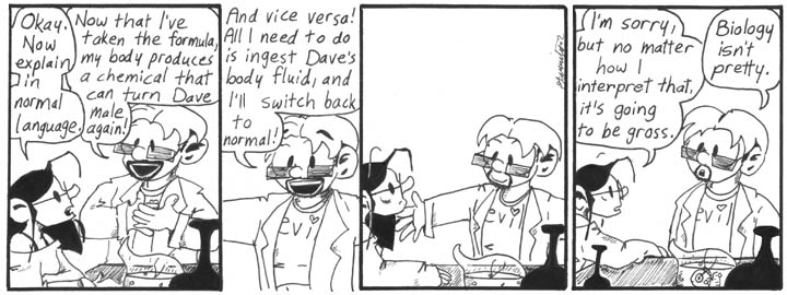 This strip is dedicated to Steve Martin.