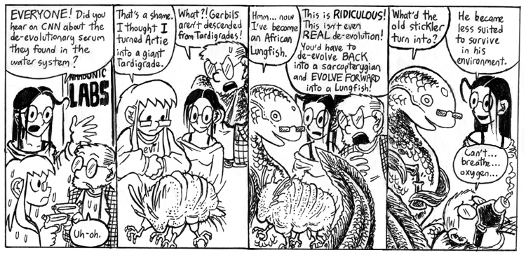 This strip is dedicated to the planarian Hallie Brignall.