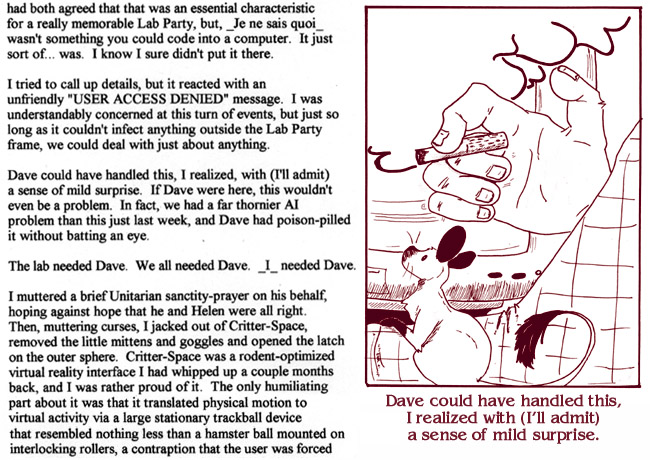 This strip is dedicated to Andrew, for all the help with the inking.