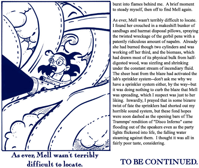 This strip is dedicated to the purple Smurf.