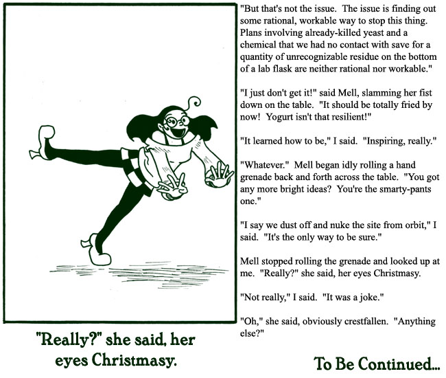 This strip is dedicated to origami and ballroom dancing.