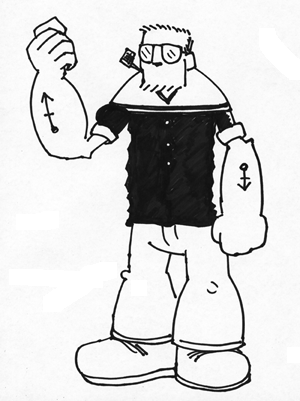 This strip is dedicated to E.C. Segar.